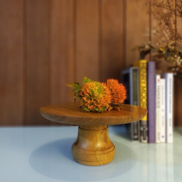 Handcrafted Teak Wood Tray – Natural Bathroom Organizer & Storage Dulang - Image 3