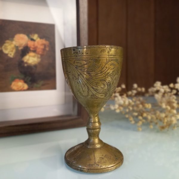 Antique Brass Incense Burner – Cone Backflow Holder - Image 4