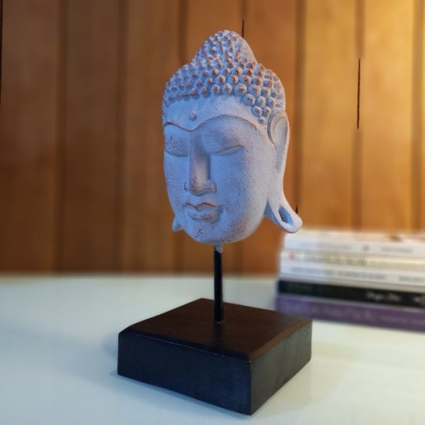 Handcrafted Buddha Head Statue – Feng Shui Peace Decor from Bali - Image 5