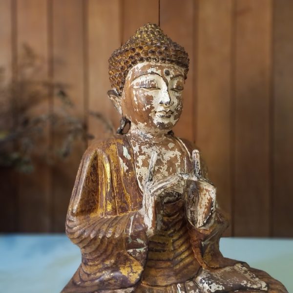 Buddha Decorative Statue with Antique Finishing - Image 2