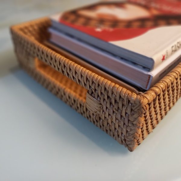 Recta Small Serving Tray Natural Rattan - Image 5