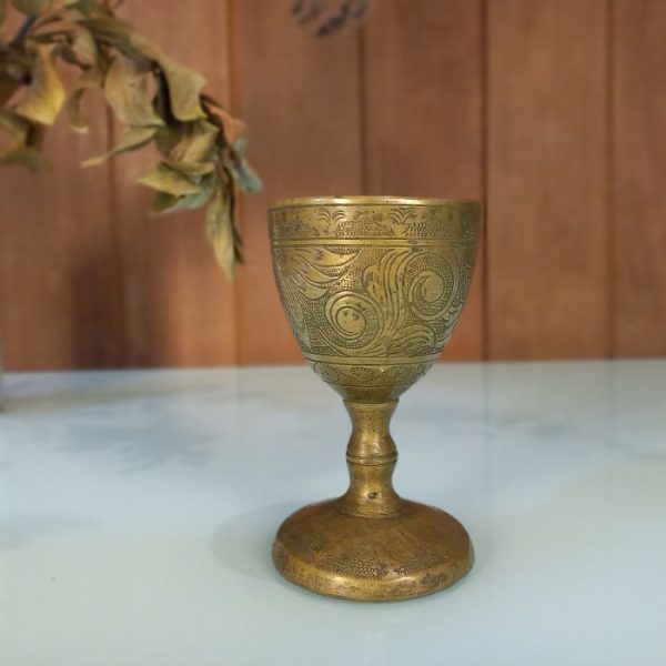 Antique Brass Incense Burner – Cone Backflow Holder - Image 6