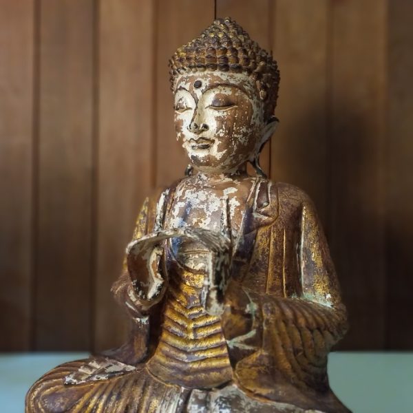 Buddha Decorative Statue with Antique Finishing - Image 5
