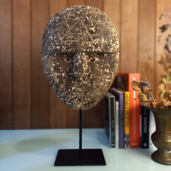 Primitive Style Mask Sculpture - Image 7