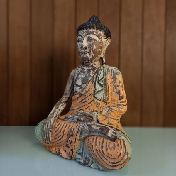 Balinese Buddha Statue Hand-Carved - Image 7