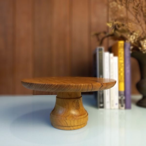 Handcrafted Teak Wood Tray – Natural Bathroom Organizer & Storage Dulang - Image 2