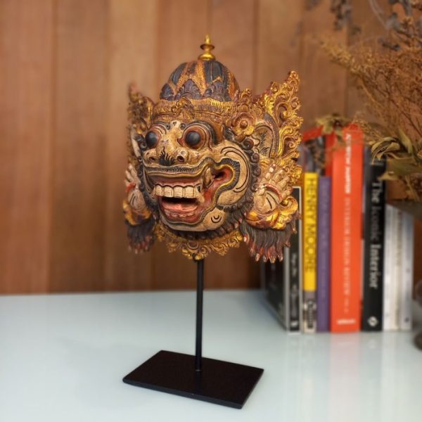 Barong Boma Mask Sculpture - Image 7