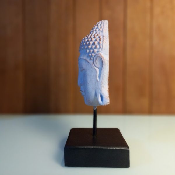 Handcrafted Buddha Head Statue – Feng Shui Peace Decor from Bali - Image 7