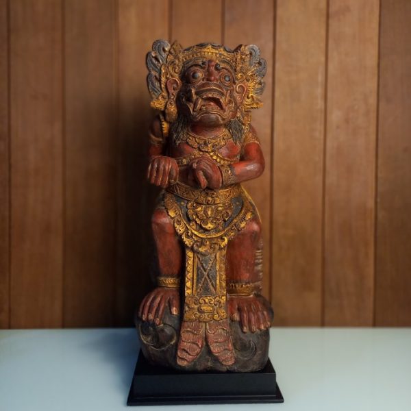 Sugriwa Statue – Balinese Artisan Wood Carving - Image 2