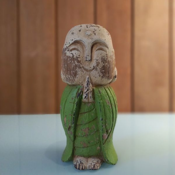 Jizo Wooden Carving Statue – Home Decoration - Image 4