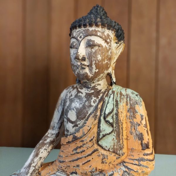 Balinese Buddha Statue Hand-Carved - Image 4