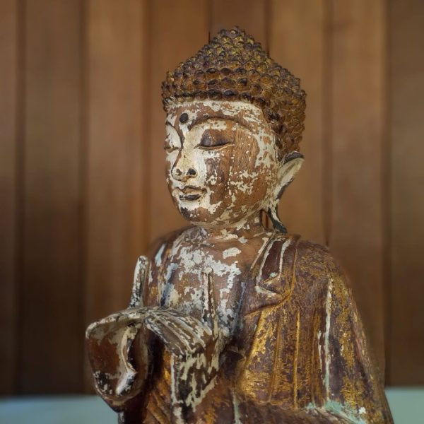 Buddha Decorative Statue with Antique Finishing - Image 4