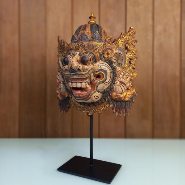 Barong Boma Mask Sculpture - Image 9