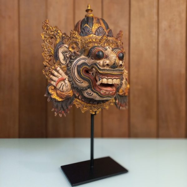 Barong Boma Mask Sculpture - Image 5