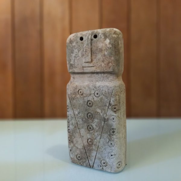 Stonemen Decorative Statue, Primitive Style Stone Sculpture for Office Desk - Image 6
