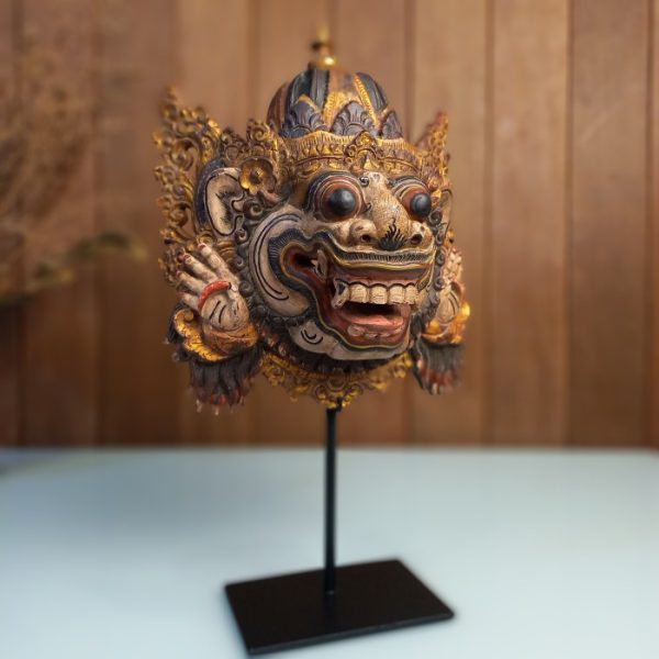 Barong Boma Mask Sculpture - Image 3