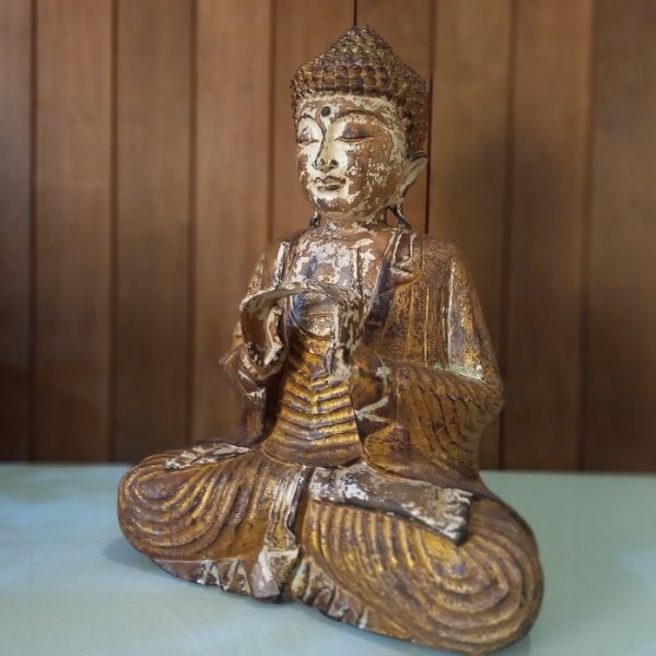 Buddha Decorative Statue with Antique Finishing - Image 3