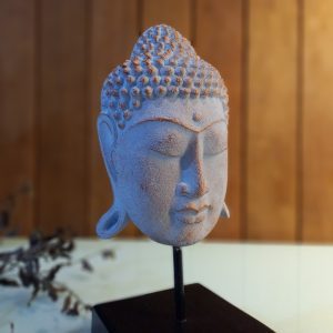 Buddha head statue