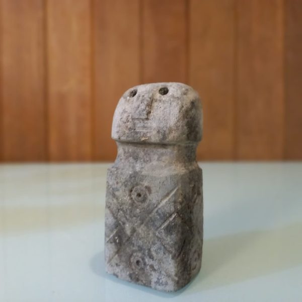 Mini Bohemian Antique Stone Carving Statue – Table Decoration - Image 2