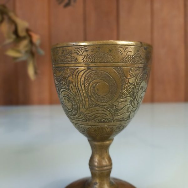 Antique Brass Incense Burner – Cone Backflow Holder - Image 9