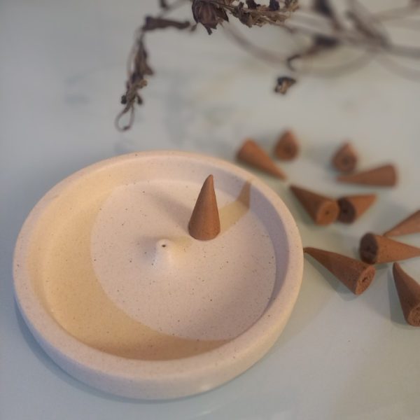 Aromatherapy Incense Holder Zen Living Handmade Ceramic Bali - Image 5