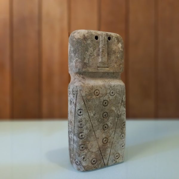 Stonemen Decorative Statue, Primitive Style Stone Sculpture for Office Desk - Image 5