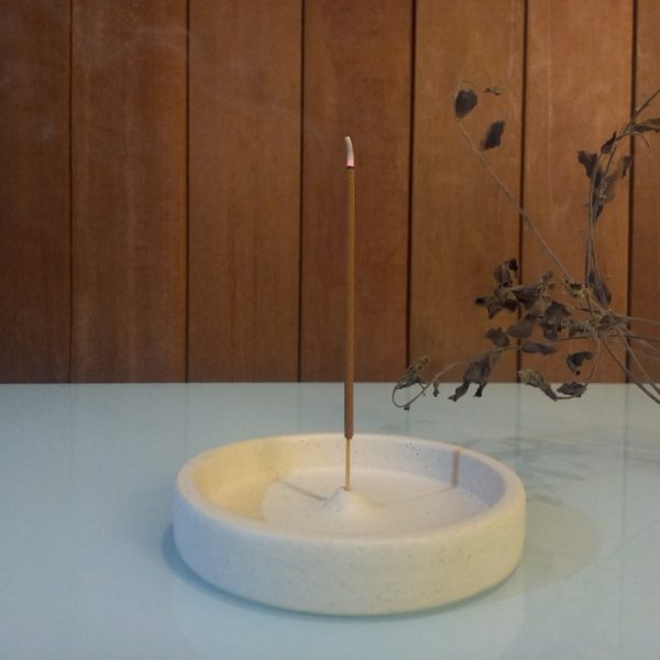 Aromatherapy Incense Holder Zen Living Handmade Ceramic Bali - Image 3