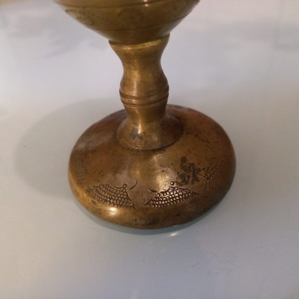 Antique Brass Incense Burner – Cone Backflow Holder - Image 7