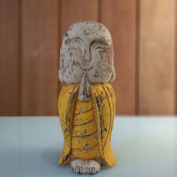 Jizo Wooden Carving Statue – Home Decoration - Image 5