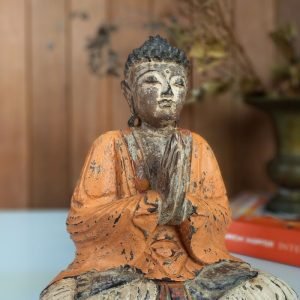 Balinese Buddha Wood Statue – Hand-Carved Spiritual Home Decor for Yoga & Meditation