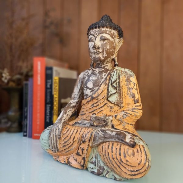 Balinese Buddha Statue Hand-Carved - Image 2