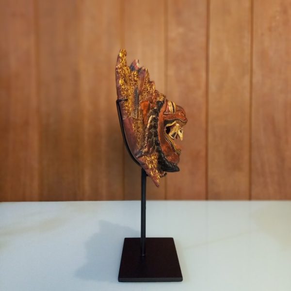 Bali Tiger Mask Carving Statue - Image 8