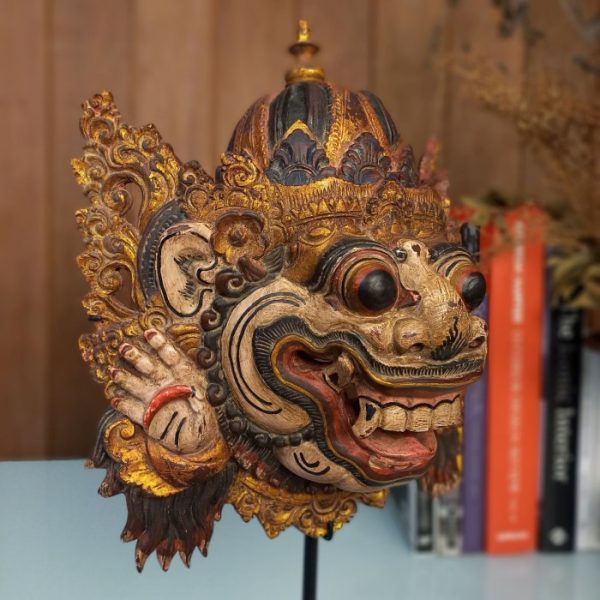 Barong Boma Mask Sculpture - Image 4