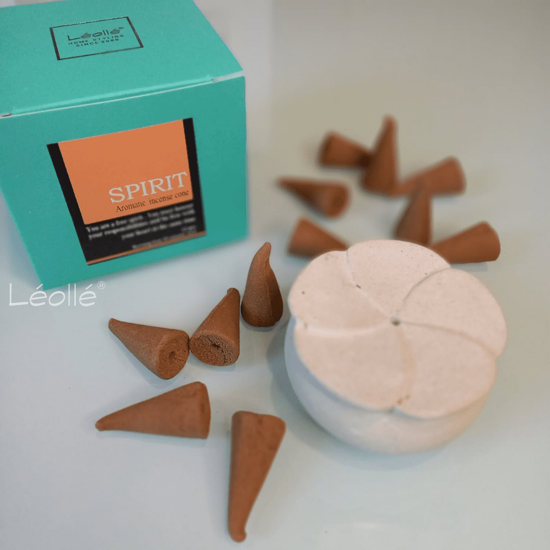 White Stone Incense Holder