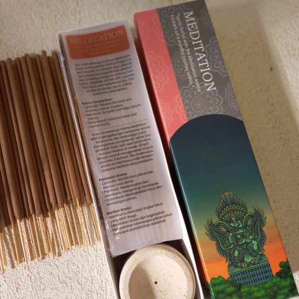 White Stone Meditation Aromatherapy Incense Set - Image 2