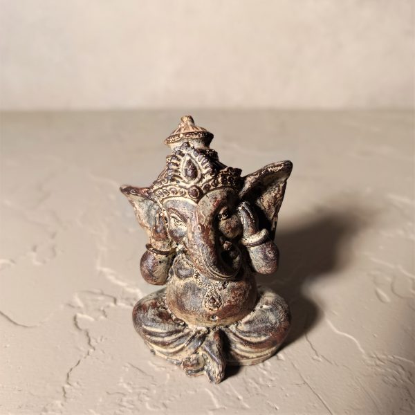 Mini Baby Ganesha Statue – Peace & Protection Symbol | Handmade Balinese Desk Decor - Image 6