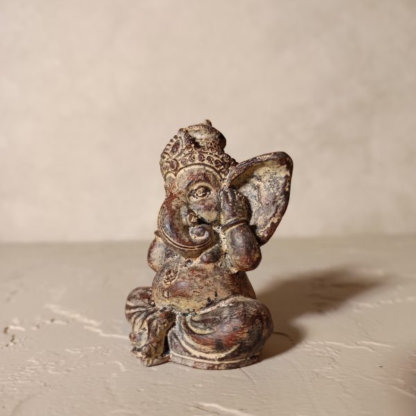 Mini Baby Ganesha Statue – Peace & Protection Symbol | Handmade Balinese Desk Decor - Image 8