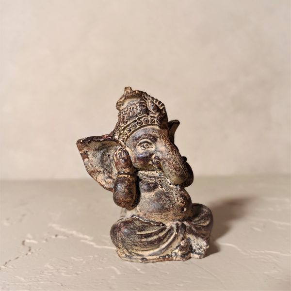 Mini Baby Ganesha Statue – Peace & Protection Symbol | Handmade Balinese Desk Decor - Image 5