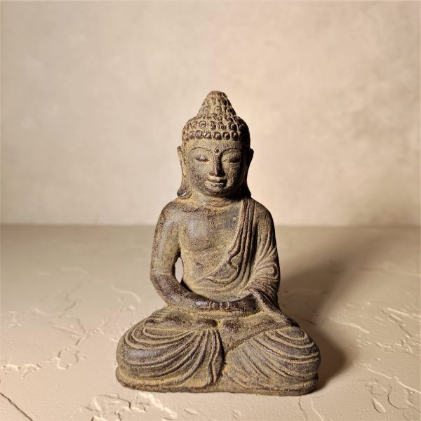 15cm Buddha Meditation Statue – Handmade Yoga Room Spiritual Decor - Image 5