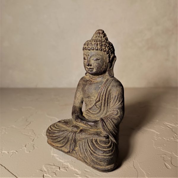 15cm Buddha Meditation Statue – Handmade Yoga Room Spiritual Decor - Image 6