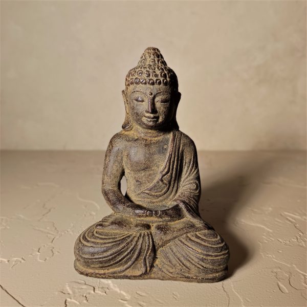 15cm Buddha Meditation Statue – Handmade Yoga Room Spiritual Decor - Image 7