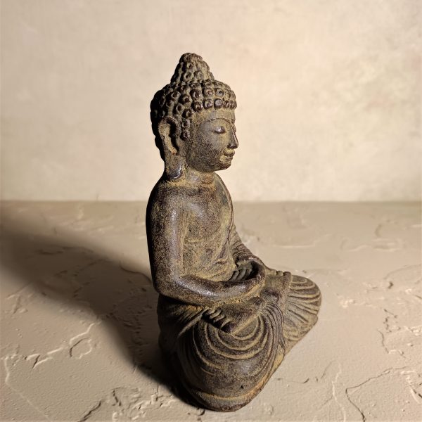 15cm Buddha Meditation Statue – Handmade Yoga Room Spiritual Decor - Image 8