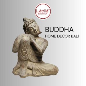 Patung Pajangan Buddha Semen Handmade Bali | Resting Buddha Dekorasi Rumah & Taman